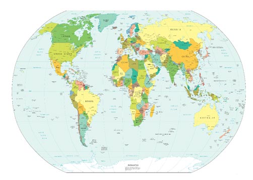 world map